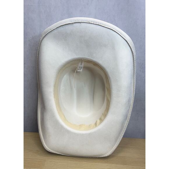 ILLUMA Western Rodeo Silver Conch Blue/Silver Details Woman’s Cowgirl Hat NWT - Picture 8 of 10